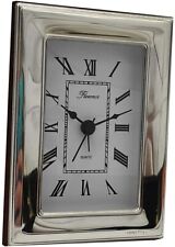 Sveglia Argento Luce Interna 9*13 Retro Legno Idea Regalo