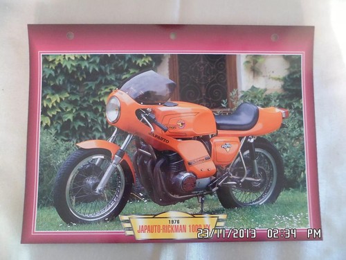 Carte fiche moto japauto - moto,