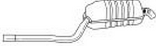130 silenziatore posteriore - 130,