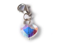 Ciondolo Charm Swarovski® Cuore Cristallo Bead