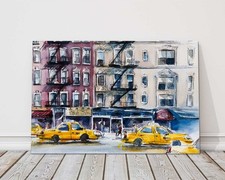 New York street, schizzo ad