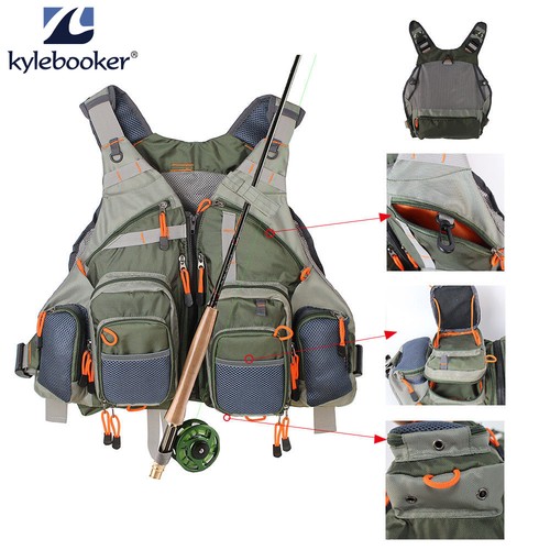 Confezione gilet pesca mosca - confezione,
