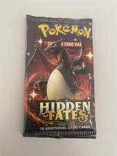 Hidden Fates Pokemon Booster Pack (x1).         Sigillato In Fabbrica   Inglese