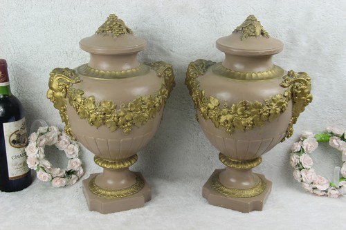 Coppia antiche urne vasi - urne,