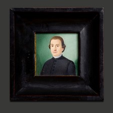 Miniatura antica ritratto - miniatura, di