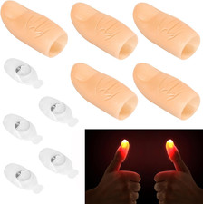 Pollici Magici Con Luce, Dito Finto Magia Magic Thumb Light Dito Magico 5 Pezzi 