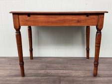 Antico Tavolo In Noce Scrittoio Scrivania Di Fine ‘800 Gambe Tornite