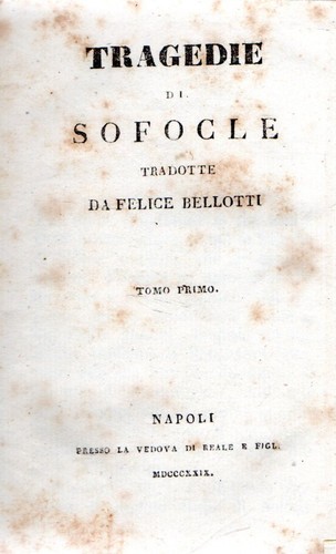 Tragedie sofocle eschilo - tragedie, di