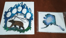 Bear paw mountain scene - bear,