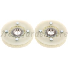 Set 2 pulegge dentate per trattorino compatibile STIGA 31270314 1134-9127-01