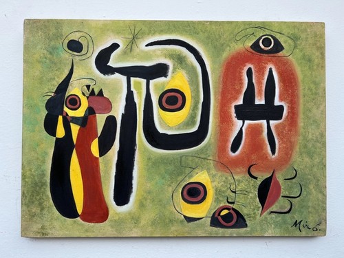 Quadro olio tela - su, joan
