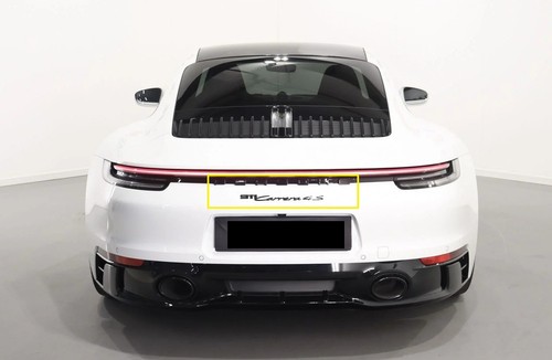 Scritta rilievo porsche - in,