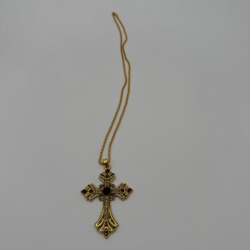 Strass croce gioiello