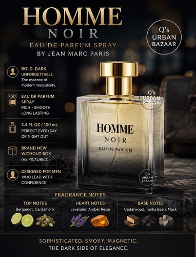 Homme noir eau - eau, de