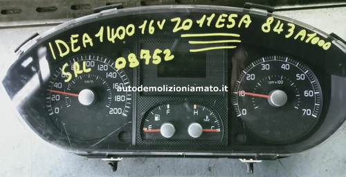 Quadro strumenti fiat idea - quadro,
