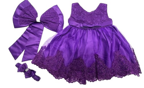 Vestito bambino ricamo - , pizzo