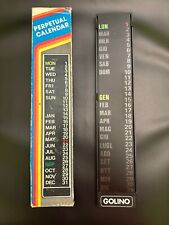 Calendario Datario perpetuo vintage Golino
