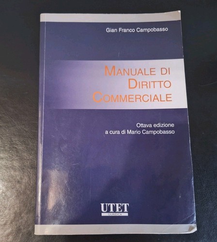 Manuale diritto commerciale - diritto,