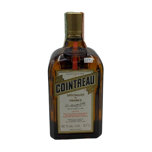 Vintage bottle cointreau - bottle,