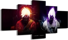 Poster Anime Naruto e Sasuke