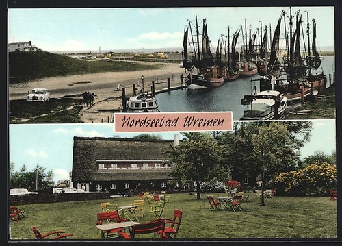 Cartolina wremen nordseebad - /,