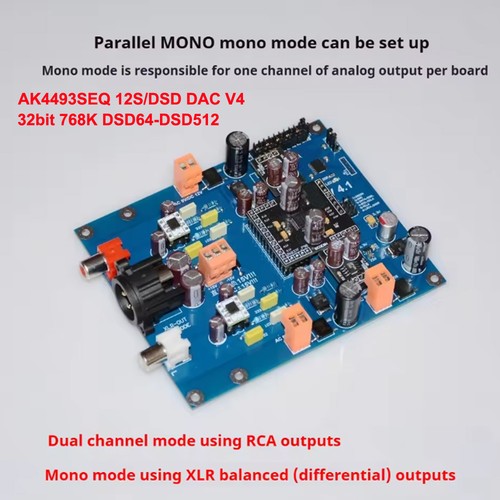 Ak4493seq 12s dsd dac - dac, 32bit