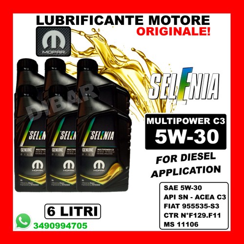 Olio selenia multipower 5w30 - selenia,