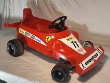 Pedal car/auto a pedali 1970's Ampatoys-Canneto S/O FERRARI 312T Niki Lauda nice