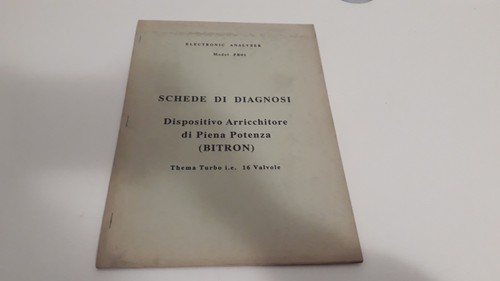 Manuale officina diagnosi