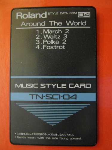 Carte rom style roland tn - carte,