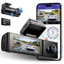 AZDOME 4K Dash Cam WiFi6 GPS