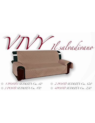 Copridivano trapuntato vivy - copridivano,