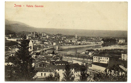 Antica cartolina ivrea - antica,