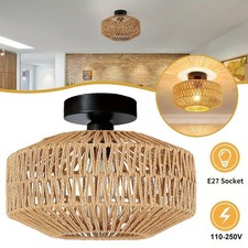Plafoniera rattan boho