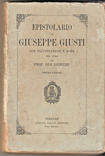 Giuseppe giusti epistolario - giuseppe,