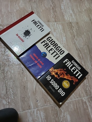 Tris libri giorgio faletti - giorgio,