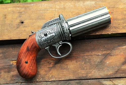 Pistola derringer pepperbox - pistola,