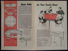 Tavolo rotondo carte giochi - rotondo,