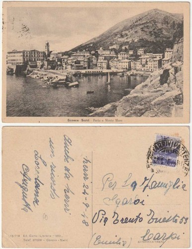 Genova nervi porto - genova, monte