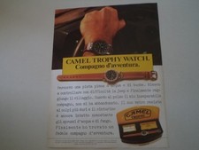 advertising Pubblicità 1987 OROLOGIO CAMEL TROPHY WATCH