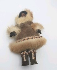 Vintage Inuit Eskimese bambola