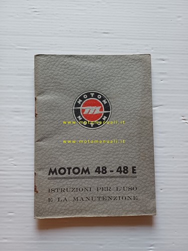 Motom e 1956 manuale - 48,