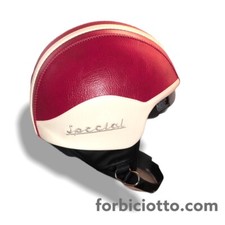 Casco vintage in pelle