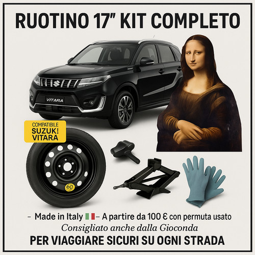 Ruotino scorta suzuki - ruotino, 17"
