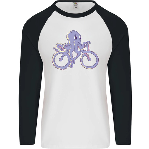 Ciclismo octopus divertente - un,