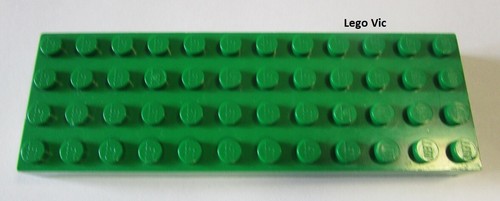 Lego 4202 brick - 4x12, green