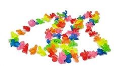 R&F srls 24 COLLANE HAWAIANE Un Petalo Collana Hawaiana Fiori Finti (E4M)