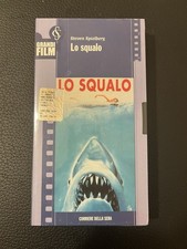 VHS*cartonata LO SQUALO Spielberg 2002 grandi film 66 CORRIERE DELLA SERA (F188)