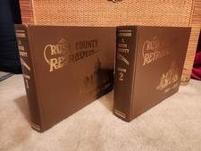 INDIANA: A Rush County Retrospective 1980's-1920's Volumes 1 and 2 (HC, 1984)