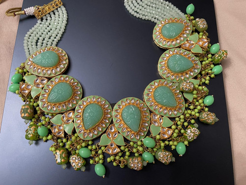 Collana donna vintage - , verde